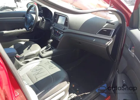 2017 Hyundai Elantra Limited from USA, damaged, VIN KMHD84LF8HU262379